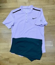 Set Polo E Shorts Nike Tennis RF Roger Federer Shanghai 2017