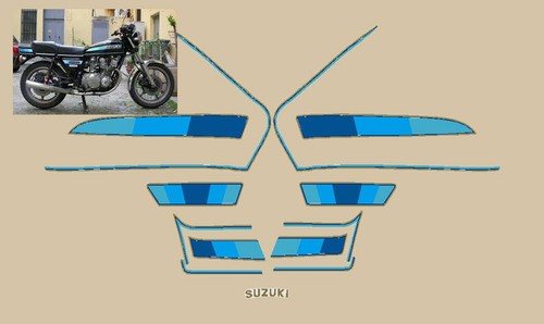 Suzuki 550 moto nera - moto,
