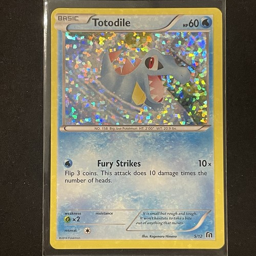 Pokemon totodile holo - totodile, 5/12
