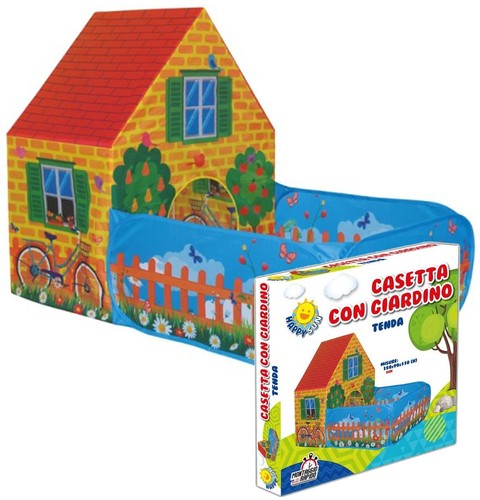Tenda casetta con giardino - tenda,