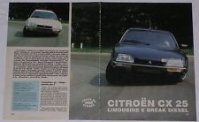 Test Drive Prova 1982 CITROEN CX 25 DIESEL LIMOUSINE / CX 25 DIESEL BREAK