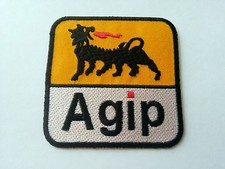 Agip Sew / Iron On Patch Motorsports Motor Racing Oils Fuels