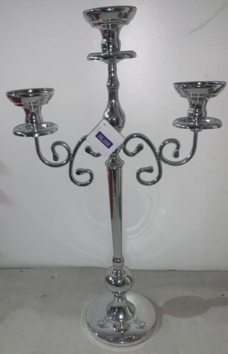 Candeliere colore argento - candeliere,