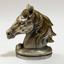 Statuetta Decorativa Testa Cavallo Soprammobile Classico Regency Scacchi Reale
