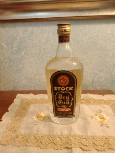 Vintage dry gin stock - gin,
