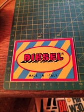 ADESIVO STICKER VINTAGE kleber Diesel Made In Italy 