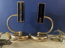 2x COPPIA VINTAGE LAMPADE DA