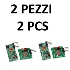 RICEVITORE E TRASMETTITORE 433MHZ MODULO KIT WIRELESS 433M ARDUINO 2PCS