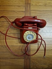 TELEFONO VINTAGE SIP ROSSO BORDEAUX SIEMENS AUSO S62