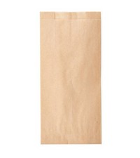 100 Sacchetti Di Carta Avana Per Alimenti Buste Pane Pizza Frutta Dolci Regalo