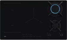 AEG HDB95623NB PIANO COTTURA MISTO 88 CM 2  BRUCIATORI A GAS + 3 ZONE INDUZIONE