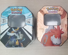 Pokemon TCG Lotto 3 Tin Box Scatole di latta Samurott Camerupt Vintage No Card