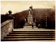 Österreich, Innsbruck, Andreas-Hofer-Denkmal vintage albumen print Tirage albu