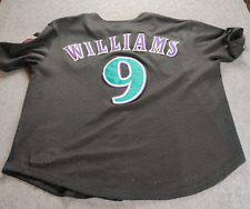 Maglia Matt Williams Uomo Extra Large Nera Arizona Diamondback 9 Cooperstown MLB