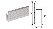 PROFILO IN ALLUMINIO AD H PER