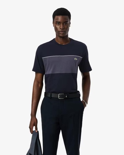 Shirt lacoste colorblock - t-shirt,