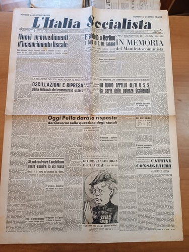 Italia socialista 10 1948 - socialista, 7/10/1948