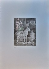 Enzo BELLINI  Acquaforte cm. 70x50 (cm. 28,3x22,3) anno 1997  es: 15/60