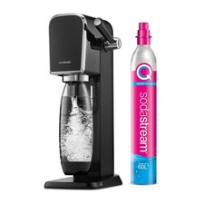 Gasatore d'Acqua Sodastream Art Nero con Cilindro CO2 e Bottiglia 1L Inclusi