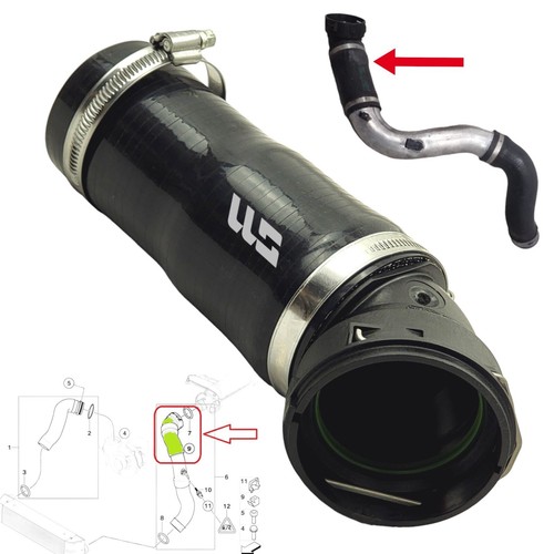 Tubo turbo tubo intercooler