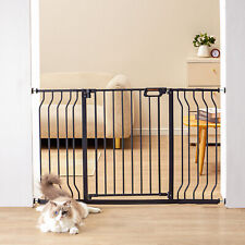 VEVOR Cancelletto di Sicurezza per Bambini Cani Espandibile 75-129 x 76 cm Nero