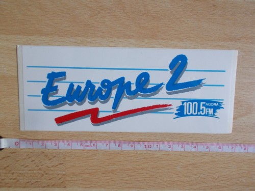 Autocollant radio europe - autocollant,