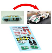 STICKERS POUR PORSCHE 917 KYALAMI PIPER JOUEF 1/40 (NO DECAL IDEAL SLOT) DCS036