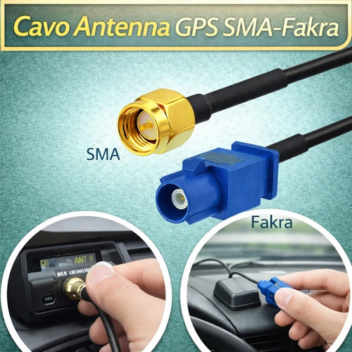 Cavo antenna gps sma maschio - gps,
