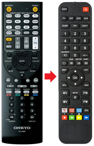 Telecomando adatto per - , onkyo