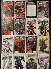 Secret Invasion Comic Book Lot, NM, 2008, Marvel, Variants, 28 issues.