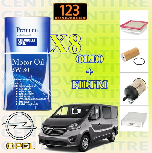 Kit tagliando opel vivaro - tagliando,