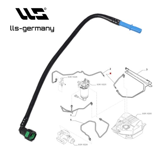 Tubo carburante per fiat - tubo,