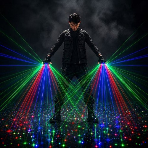 Nuovi guanti laser - nuovi, led