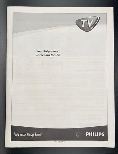 Philips 2001 televisore - philips,