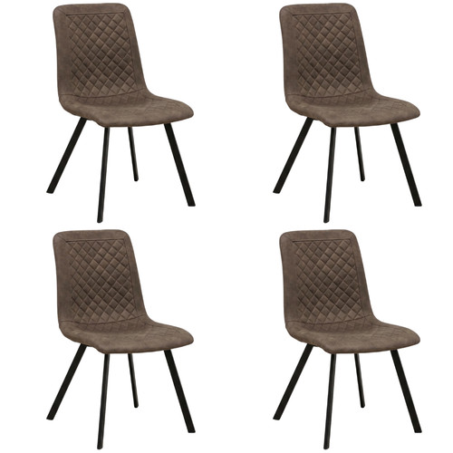 Set sedie vintage microfibra - 4,