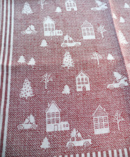 2x Strofinaccio Natale Ruota Dentata Kracht Cucina Panni Lino Mezza Casa Auto Di