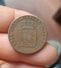 DUCATO PARMA PIACENZA GUASTALLA 5 CENTESIMI MB/BB MARIA LUIGIA D AUSTRIA 1830