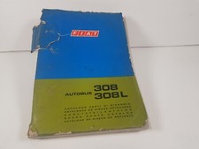 Manuale officina Fiat OM Iveco 308 308L Autobus  catalogo dei ricambi multiling