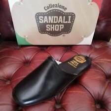 Pantofole Uomo Pelle modello Milano Made in ITALY Soft confort e artigianali