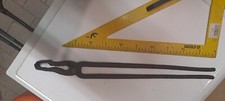 ANTICA PINZA TENAGLIA DA FABBRO FUCINA FORGIA IN FERRO BATTUTO LUNGH. 58 CM.
