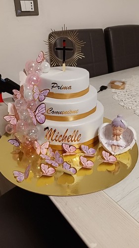 Torta scenografica comunione - torta,