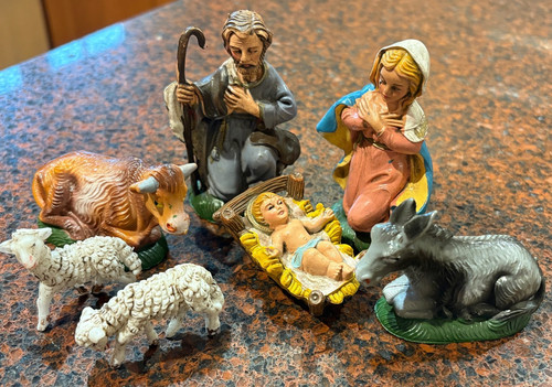 Natività vintage bambino - natività,