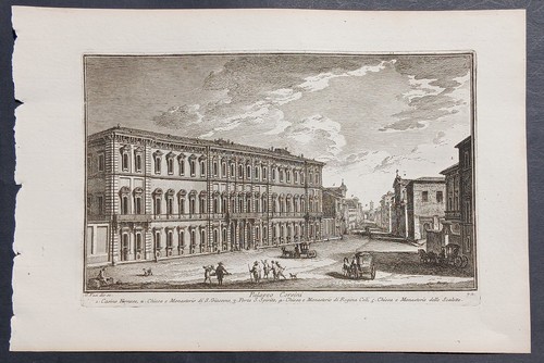 Stampa antica giuseppe vasi - stampa,