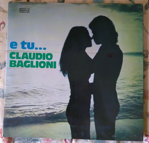 Claudio baglioni lp - e, 33