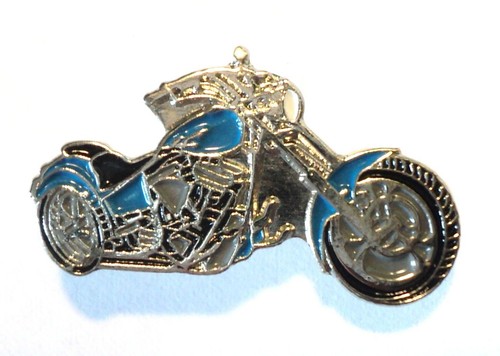 Blue custom chopper - chopper, bike