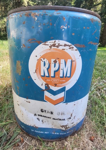 Vintage chevron rpm gear oil - vintage,