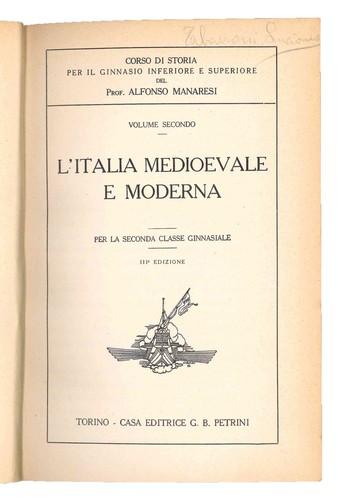 Corso storia per il - storia,