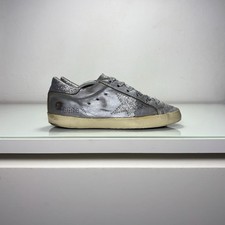 Golden Goose Superstar Grigie Con Brillantini 35-36