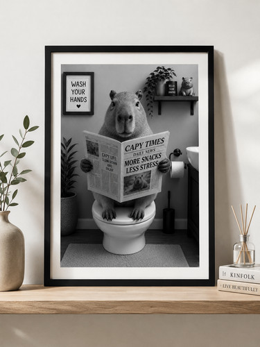 Divertente stampa bagno - divertente,