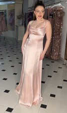 abito cerimonia donna in raso